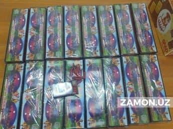 8800 дона пиротехника воситаларини ноқонуний равишда сотаётган шахс ушланди