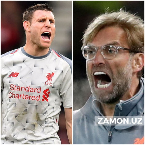 Yurgen Klopp bilan Jeyms Milner qanday janjallashib qolgandi?