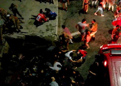 Rojdestvo bayramida yer o‘pirilib odamlar chuqurga tushib ketdi