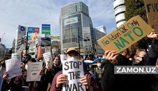 Япония яна тўртта Россия банкининг активларини музлатиб қўяди