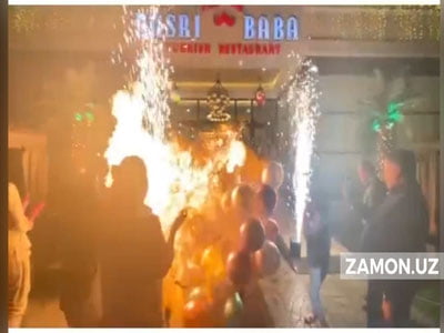 Озода Нурсаидовани туғилган кунида газ орқали шиширилган шарлар портлаб кетди