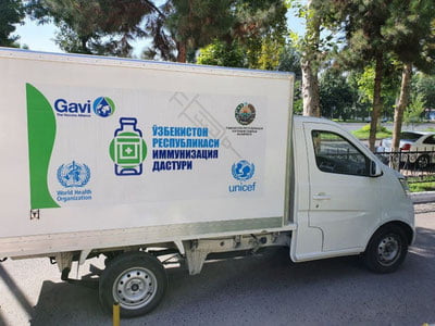 Пойтахтнинг икки туманида "Модерна" вакцинаси билан эмлаш ишлари бошланди