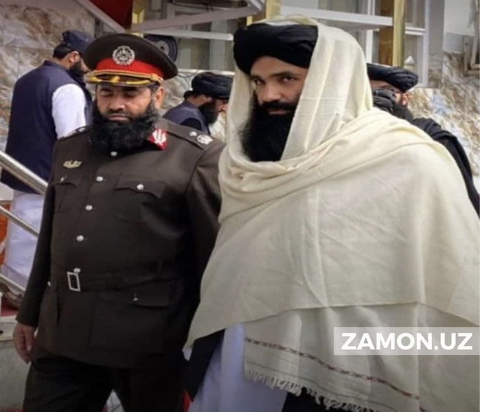 Афғонистон ички ишлар вазири вазифасини бажарувчи Сирожиддин Ҳаққоний илк бор юзини кўрсатди.