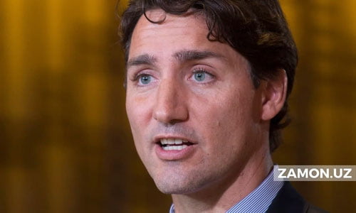 Канада бош вазири Оттавадан кетганидан сўнг биринчи марта кўриниш берди