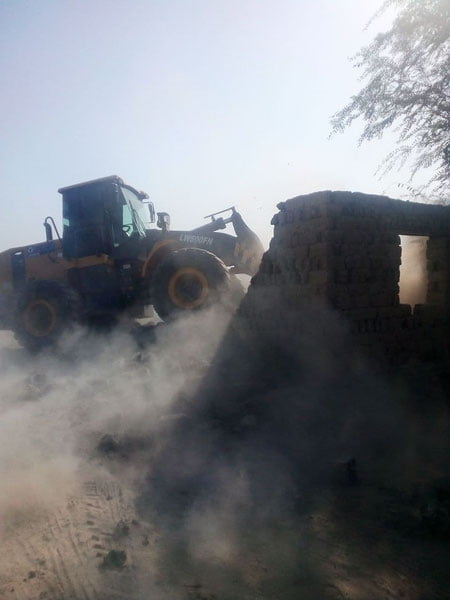 Ноқонуний ердан фойдаланиб, иморат тиклаган фуқарога огоҳлантиришдан сўнг чора кўрилди