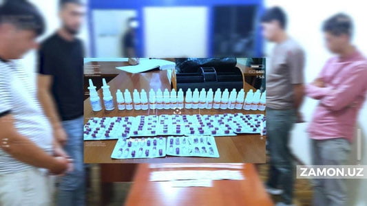 Ярим тунда кучли таъсир қилувчи дори воситаларини олиб юрган шахслар ушланди