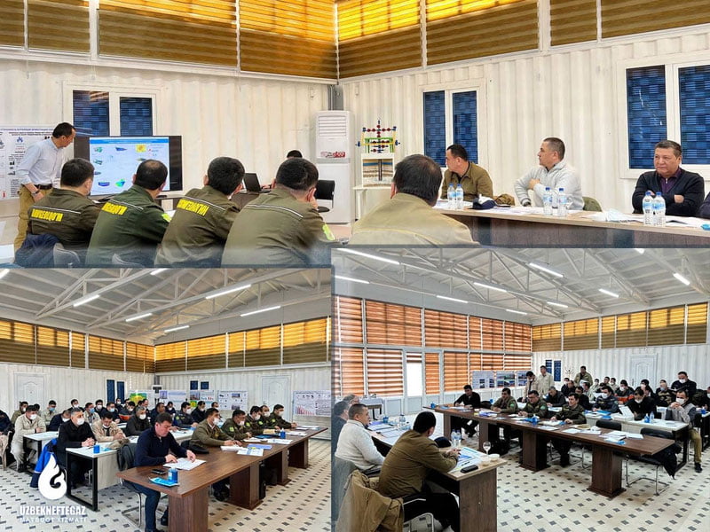 “Sho‘rtan” кони штабида геология-қидирув ишлари ва углеводород хомашё захираларини ўстириш масалалари ўрганилди