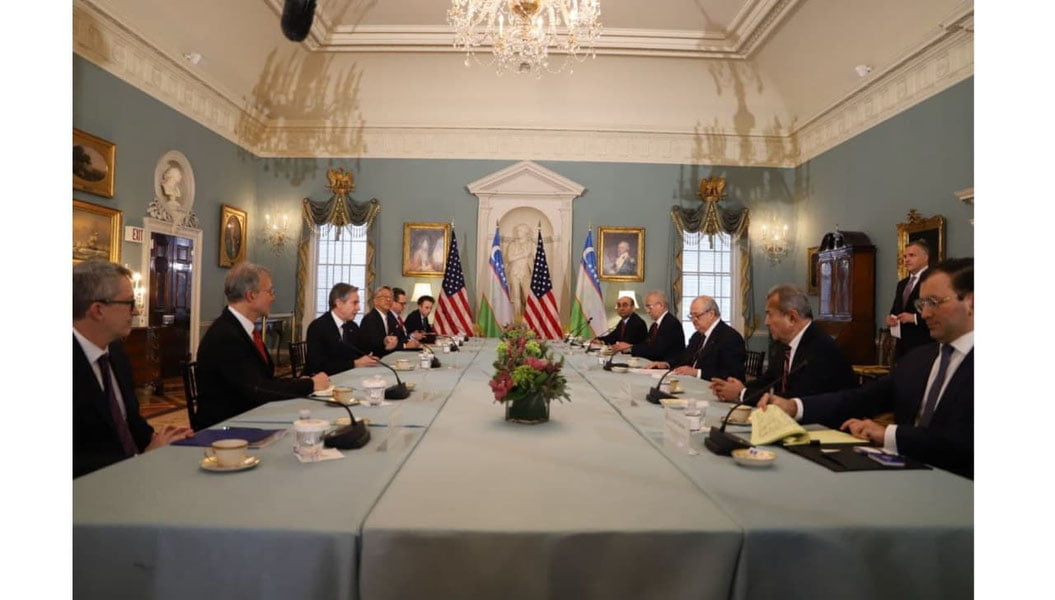 Абдулазиз Комилов Энтони Блинкен билан учрашди