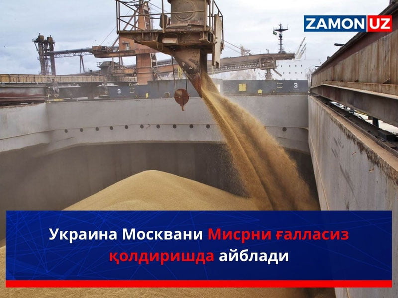 Украина Москвани Мисрни ғалласиз қолдиришда айблади