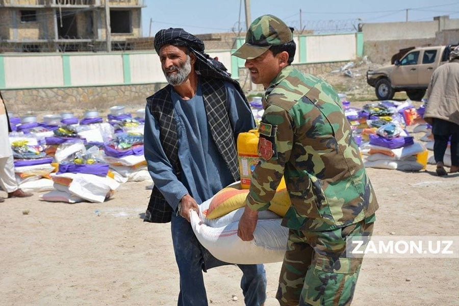 Термизда Афғонистонга ёрдам бериш мақсадида махсус логистик марказ тузилди