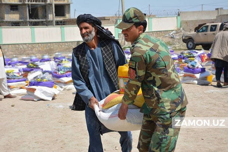 Термизда Афғонистонга ёрдам бериш мақсадида махсус логистик марказ тузилди