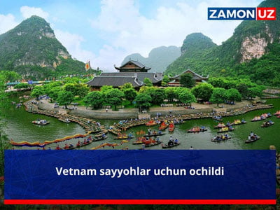 Вьетнам сайёҳлар учун очилди