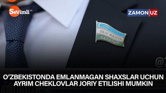 O‘zbekistonda emlanmagan shaxslar uchun ayrim cheklovlar joriy etilishi mumkin