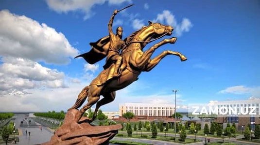 Urganch markazida Jaloliddin Manguberdi haykali va tunnel qurilishi yakunlandi