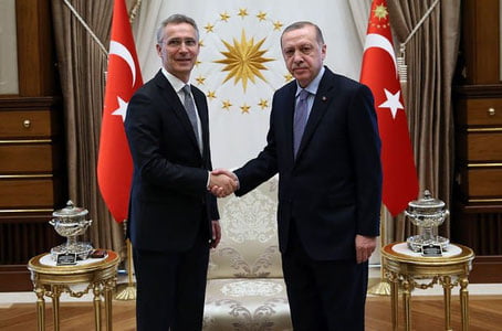 Erdog’an NATO bosh kotibi bilan Rossiya masalasini muhokama qildi