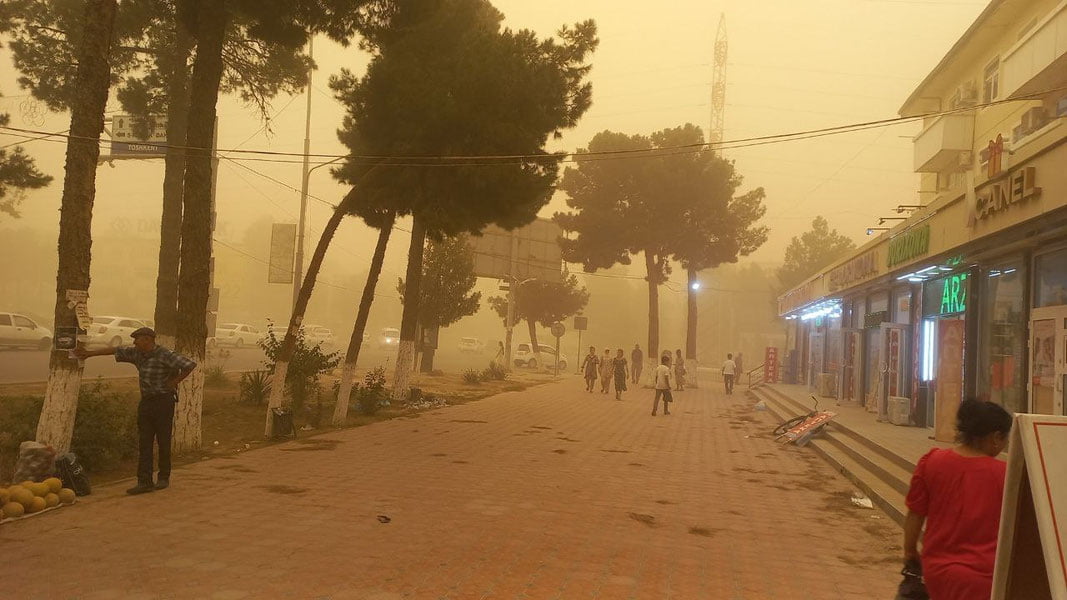 Термизда чанг-ғубор кузатилмоқда