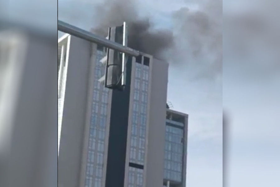 Тошкентдаги IT-park биносида ёнғин чиқди — видео