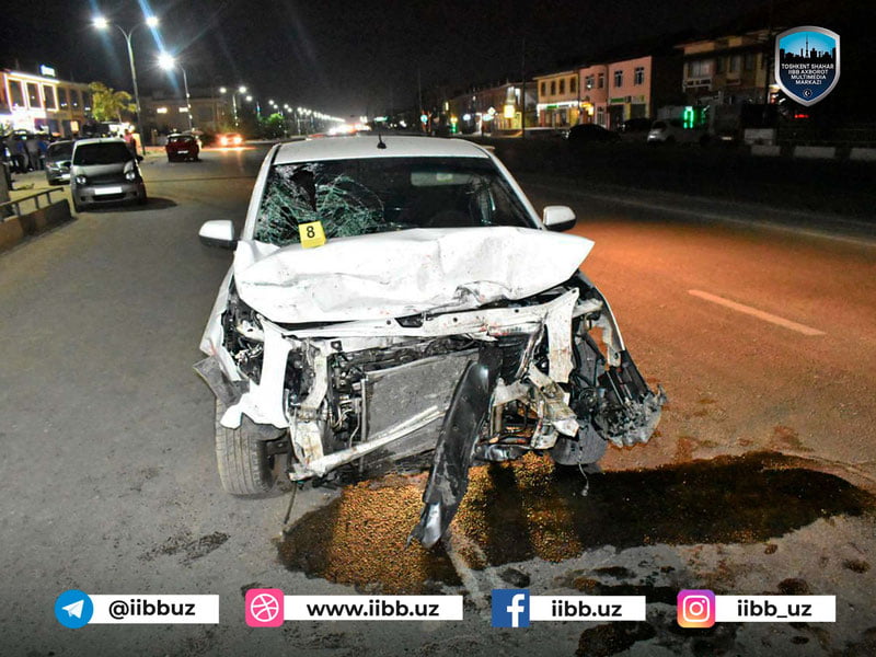 Тошкентда Cobalt 3 кишини уриб юборди