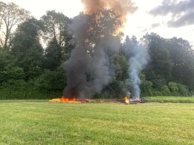 Швейцарияда ҳаво шари қулаб тушди