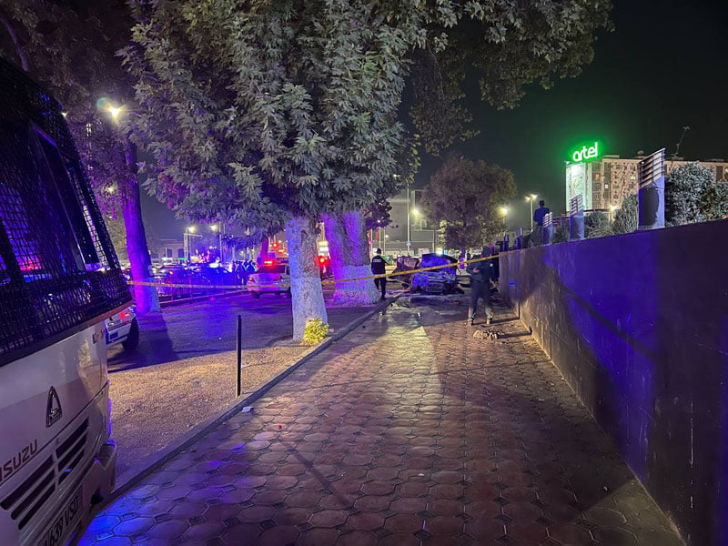 "Уммон"даги Зоҳид автоҳалокатга учради — видео