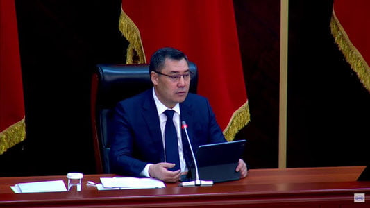 Жапаров Ўзбекистон билан Кампир Обод сув омбори бўйича келишув ҳақида гапирди