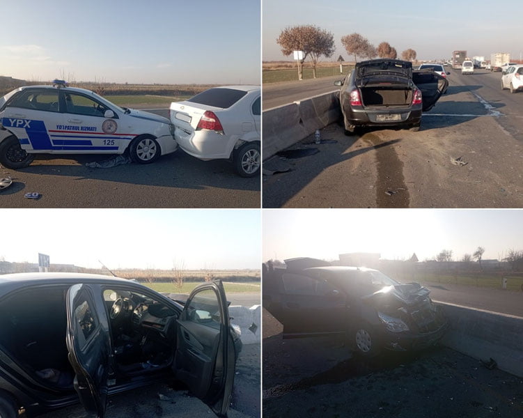 Бухорода 4 та автомашина ЙТҲга учради