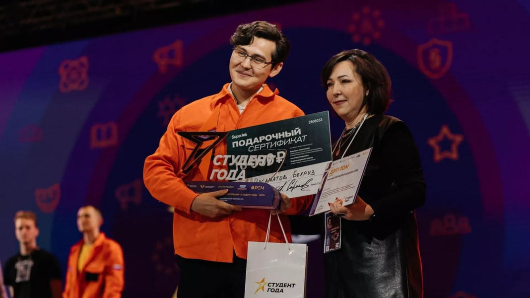 Ўзбекистонлик йигит Россияда “Йил талабаси” бўлди