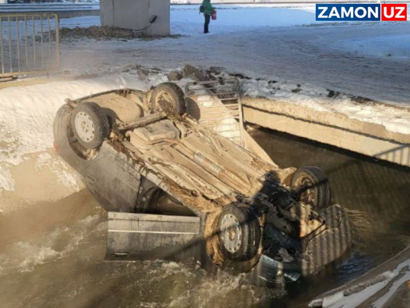 3 marta mashina qulagandan so‘ng ko‘prik taʼmirlanadigan bo‘ldi