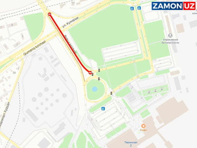 Тошкент халқаро аэропортига олиб борувчи кўприк ёпилади