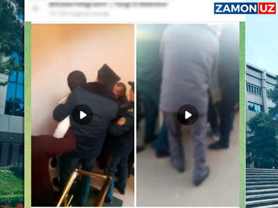 «Малика» савдо мажмуасида ИИО ходимлари фуқарони олиб кетди