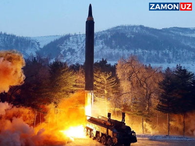 Shimoliy Koreya uzoq masofali ballistik raketa uchirdi