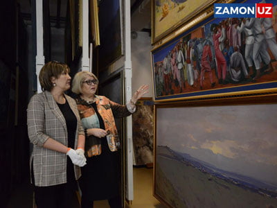 Ўзбекистондан илҳомланган: қозоқ рассомларининг ноёб расмлари ягона иллюстрацияли китобда чоп этилади