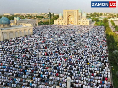Рамазон ҳайити намозини ўқиш вақтлари маълум бўлди  Намоз ўқиш вақтлари вилоятларда бирмунча фарқ қилади.