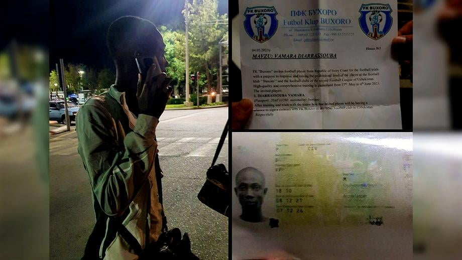 Африкалик футболчи Ўзбекистонда салкам 6 минг долларга «чув тушди»