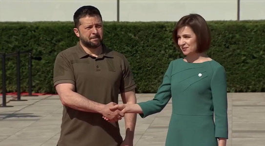 Зеленский Молдовага борди