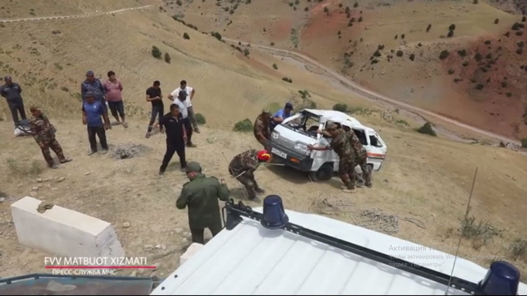 Қамашида Damas дарага ағдарилиб кетди