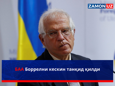 БАА Боррелни кескин танқид қилди