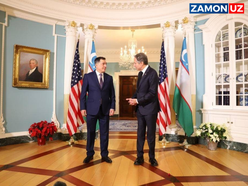 Vladimir Norov AQSh davlat kotibi bilan uchrashdi