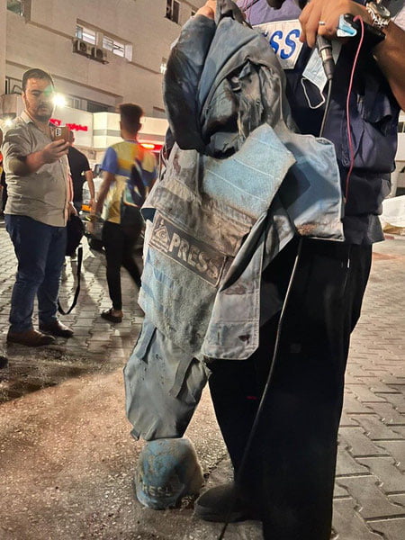 Исроилнинг Ғазога қарши ҳаво ҳужумларида икки нафар журналист ҳалок бўлди