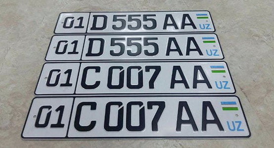 Ноябрдан авторақамларни рўйхатдан ўтказиш учун бож тўлови оширилади