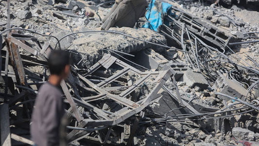 Ғазодаги Индонезия шифохонаси ўққа тутилди