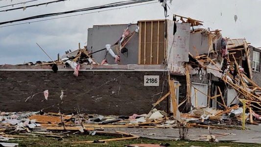 АҚШда кучли торнадо юз берди