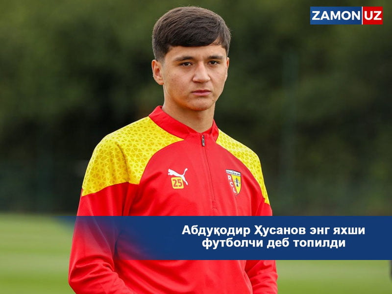 Abduqodir Husanov eng yaxshi futbolchi deb topildi