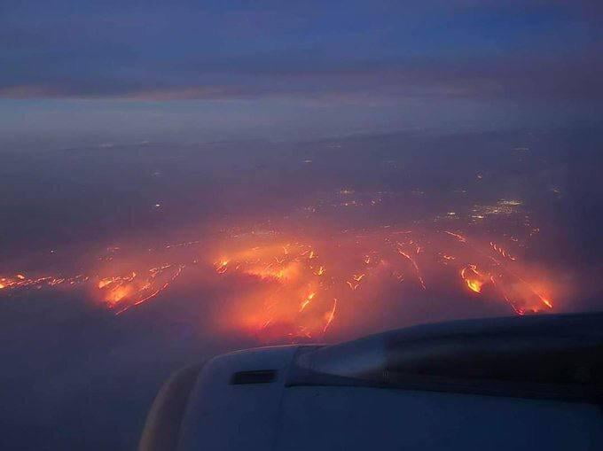 AQSHda katta yong‘in sodir bo‘lmoqda