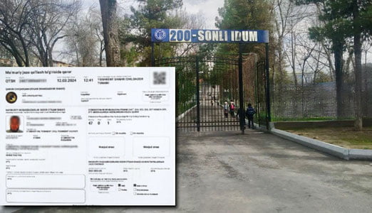 Darsga kelmayotgan o‘quvchining otasi maktabda janjal ko‘tardi