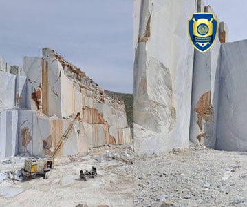 Ishtixonda marmar noqonuniy qazib olindi