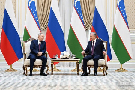 Atom energetikasi, migratsiya, xavfsizlik: Mirziyoyev va Putin qator masalalarni muhokama qildi