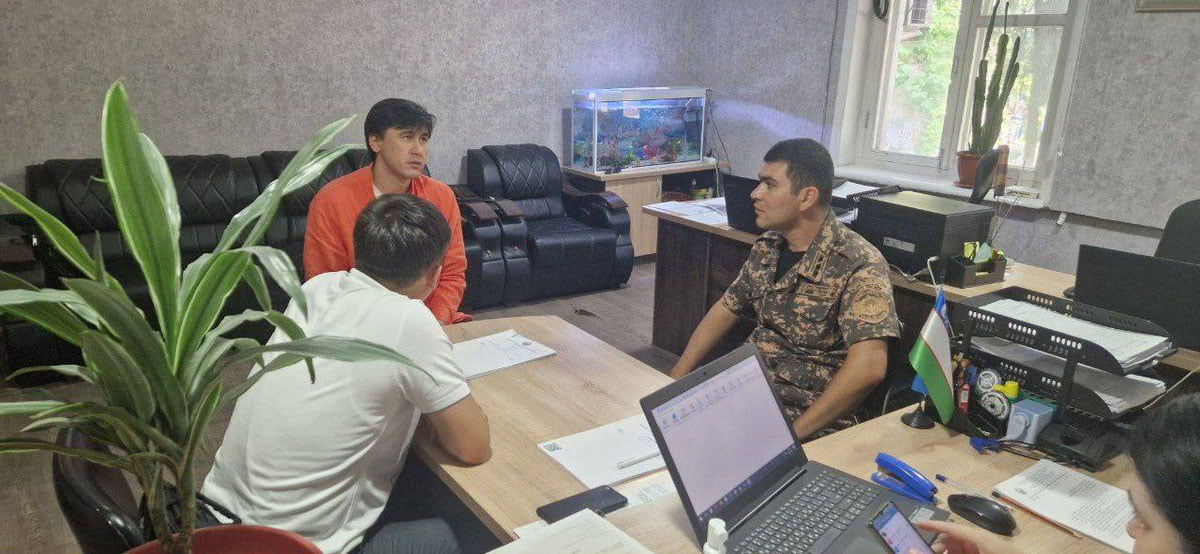 Қоида бузган блогер билан тушунтириш ишлари олиб борилди.