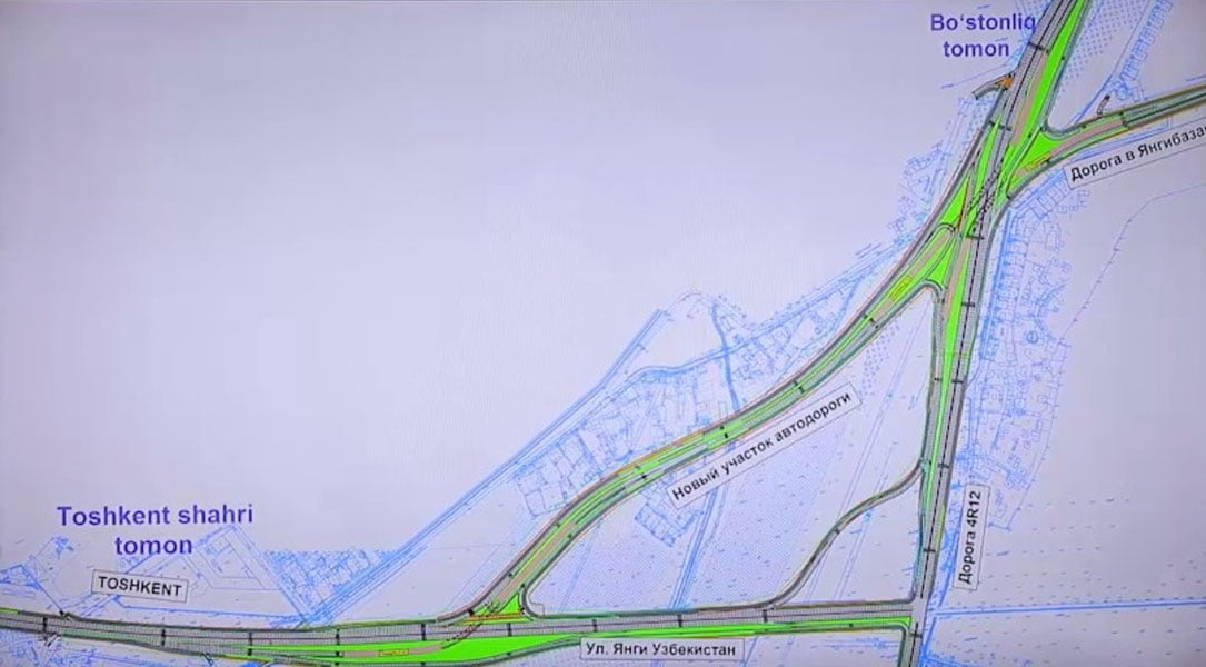 Тошкентдан Бўстонлиққача йўлда янги туннель очилди