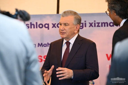 Президент Қўқондаги йирик кимё корхонасида бўлди